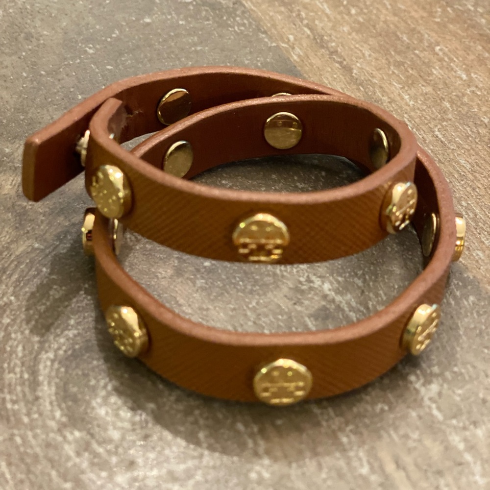Tory Burch leather wrap bracelet